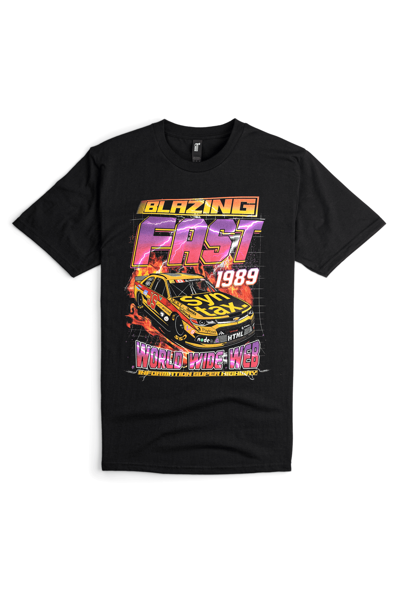 Blazing Fast Racecar Design Tee
