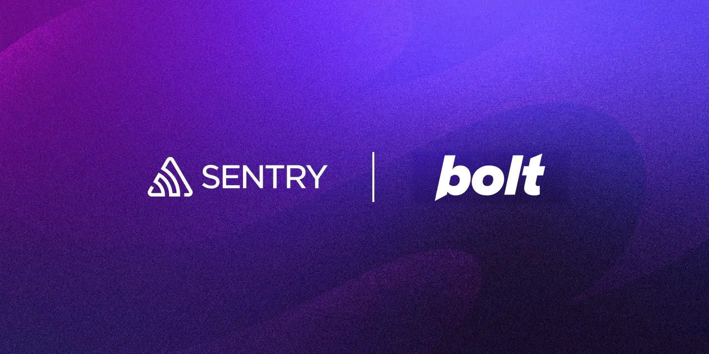 Sentry and Bolt partner header