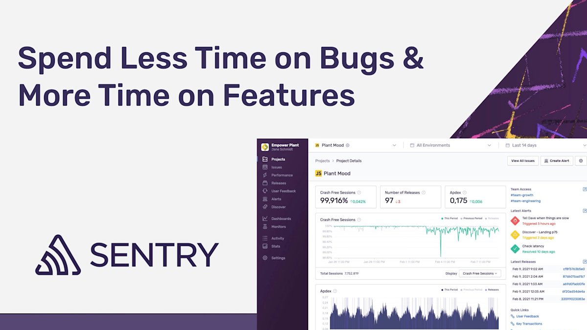 Spend Less Time on Bugs & More Time on Features: Sentry + Sleuth | Sentry