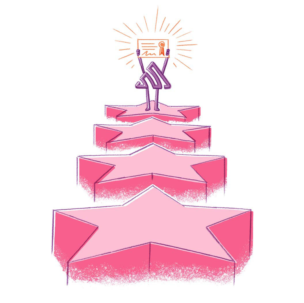 Sentry mascot holding a certificate above its head signifying SOC 2 Type 2 and ISO 27001 compliance.