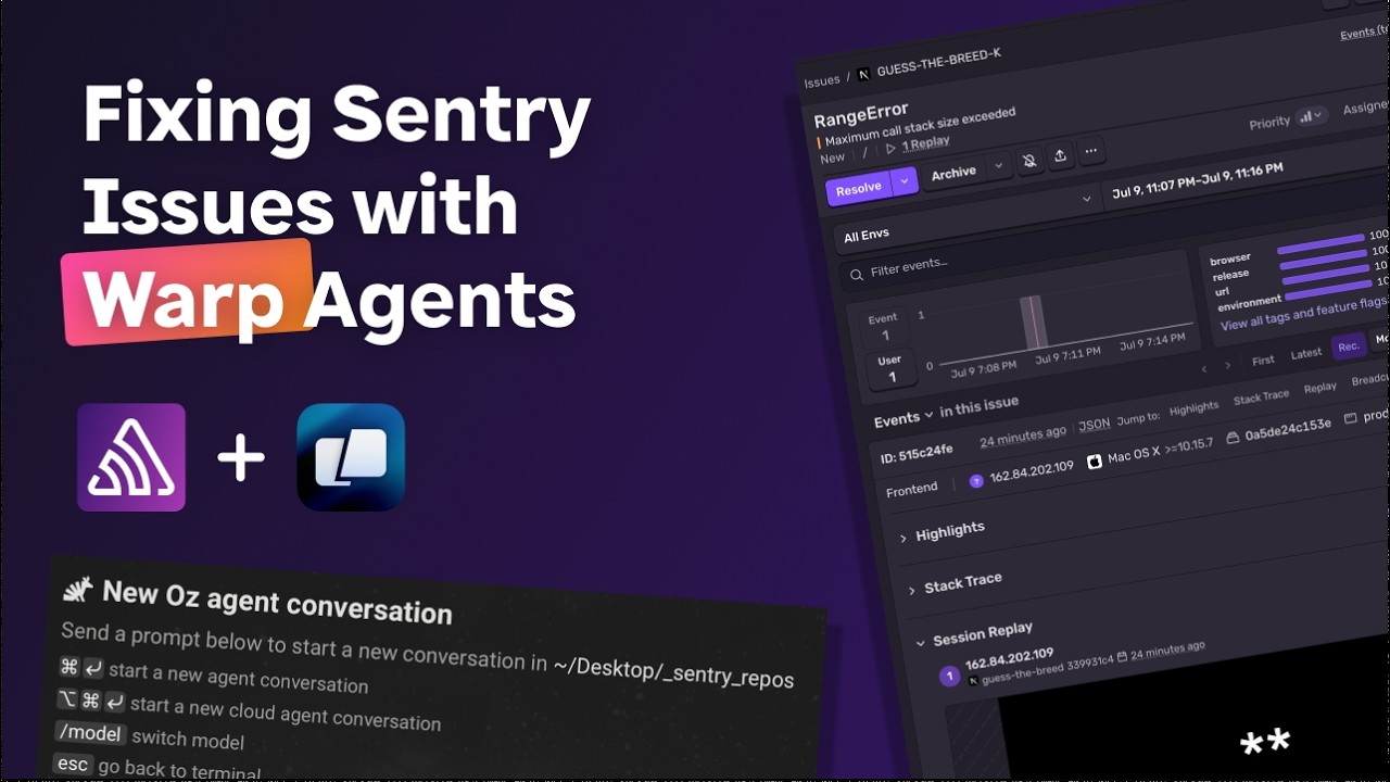 Sentry Seer, MCP, and Warp Agents