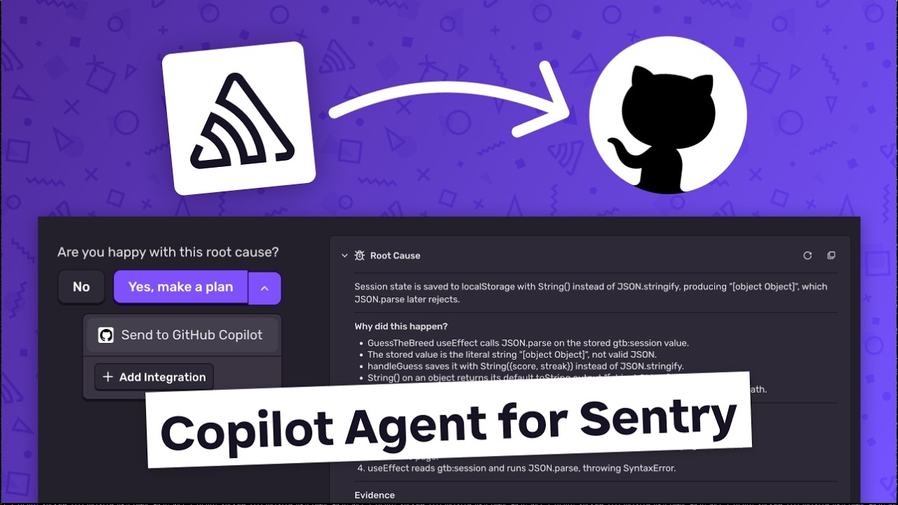 Sentry and GitHub Copilot Agents