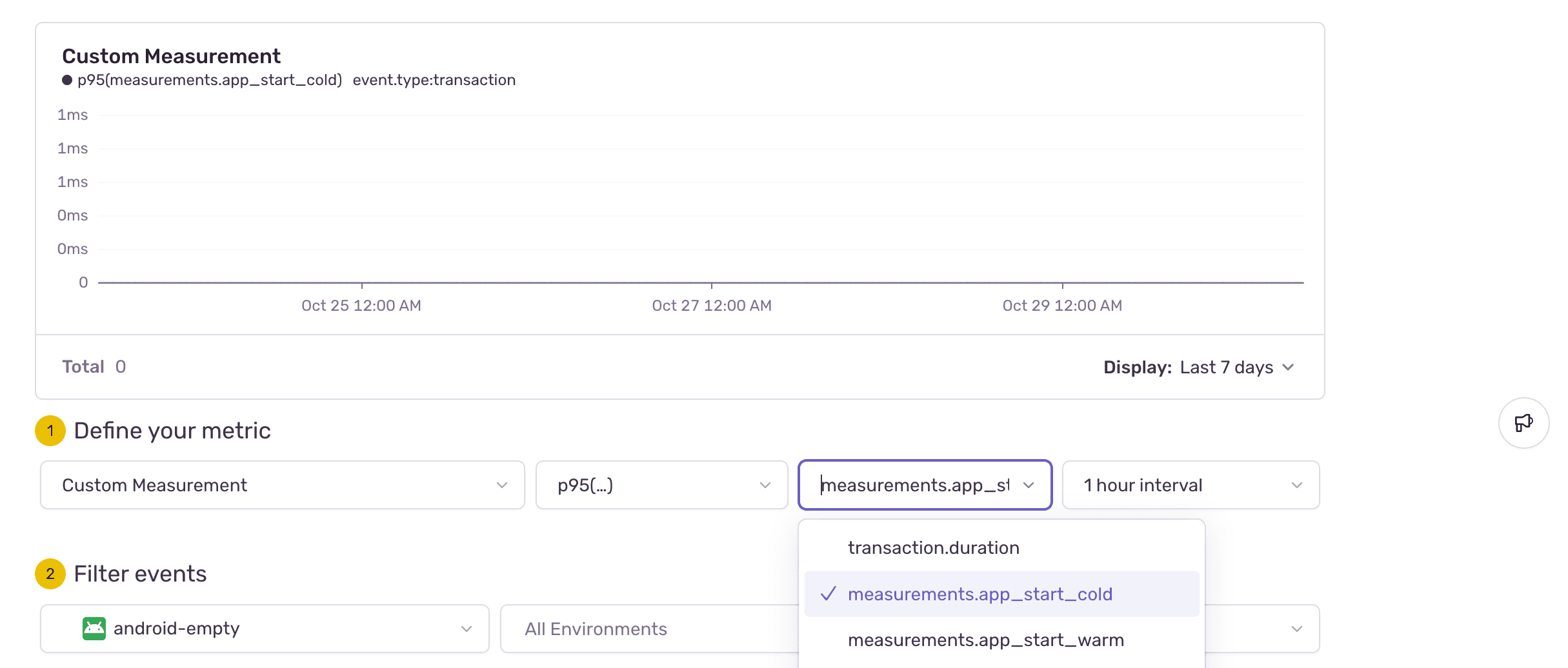 Mobile Vitals measurements are now available in alerts