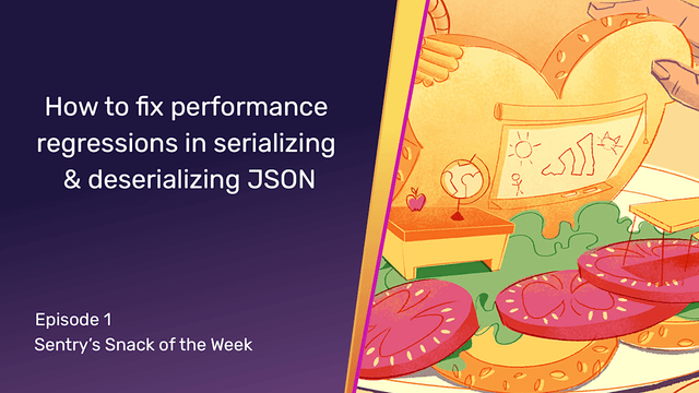 How to fix performance regression in serializing and deserializing JSON