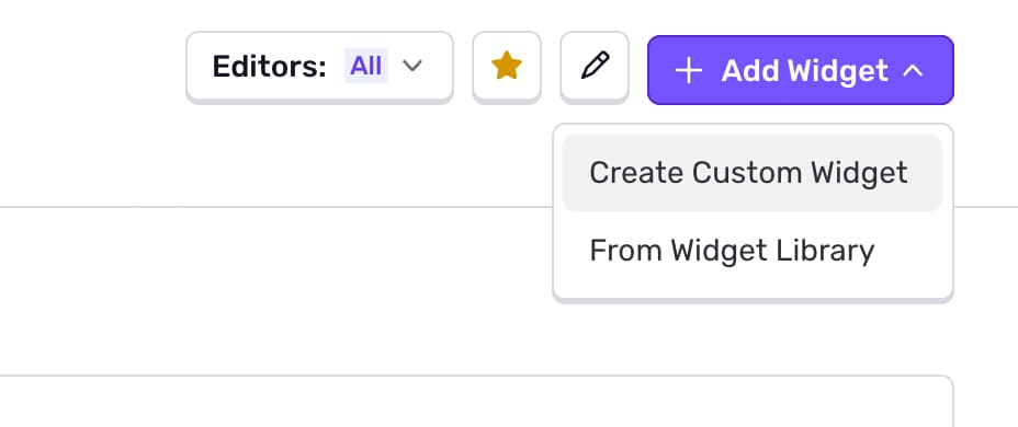 Sentry Dashboards page showing the Create Dashboard button