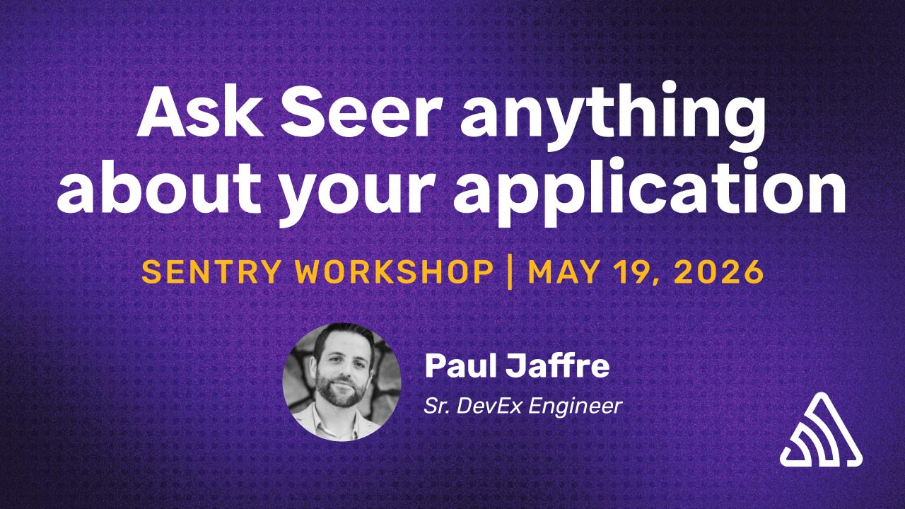 Ask anything about your application — Seer Agent answers